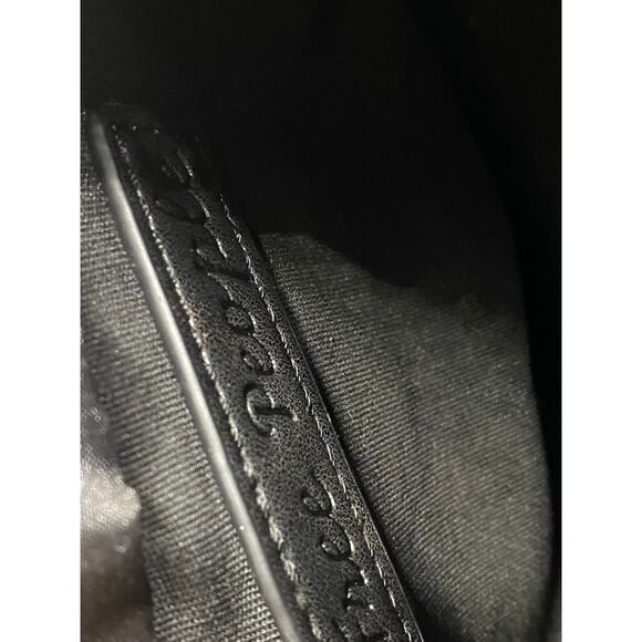 FREE PEOPLE Women’s Black Faux-Leather Braided-Strap Square Top-Handle Bag SZ OS - Picture 7 of 8